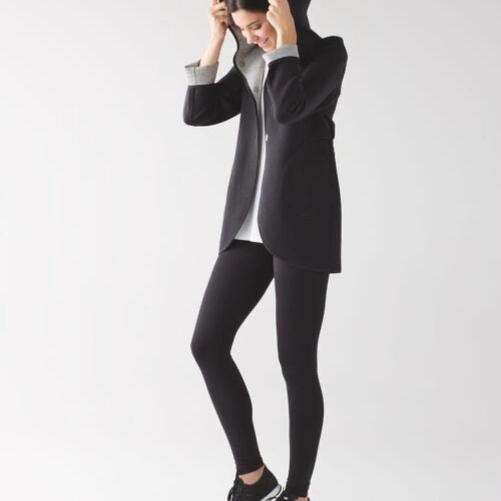 Lululemon Urban Horizons Heathered Space Dyed Grey/Black Jacket Size XS - Picture 9 of 17